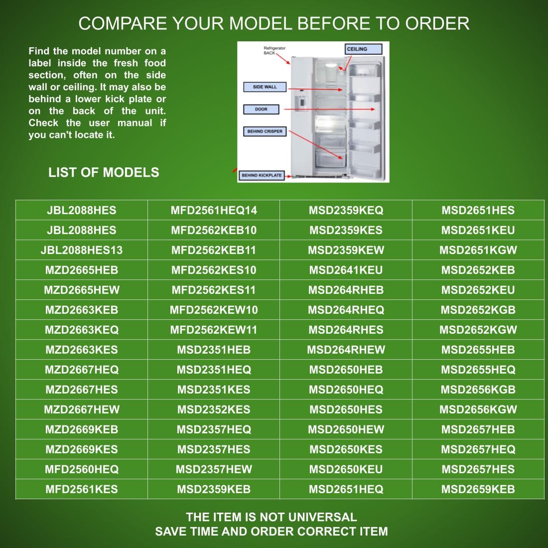 GLOB PRO SOLUTIONS CK213615000 Fits Embraco Compressor Start Relay 213615000 3/16 Connector Compatible with Heavy Duty