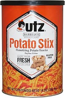 Utz Potato Stix, BBQ Flavor, 14 oz Canister