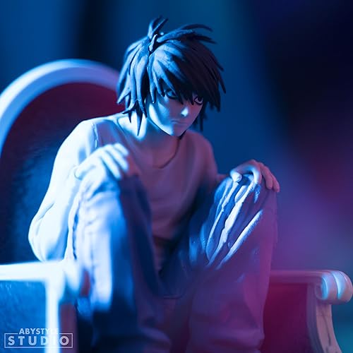 Miniatura 8 de ABYSTYLE Studio Death Note Detective L SFC Figura coleccionable de PVC de 5.5 pulgadas de alto, estatua de anime, figura de manga de anime,
