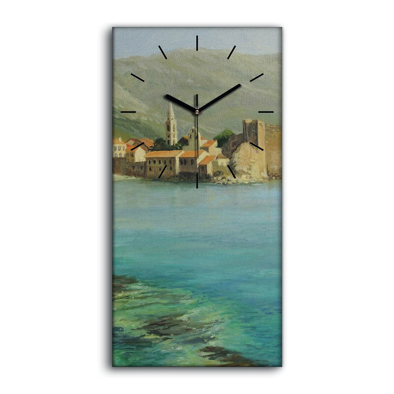 Ne pas tic tac en silence avec cette horloge sur toile salon