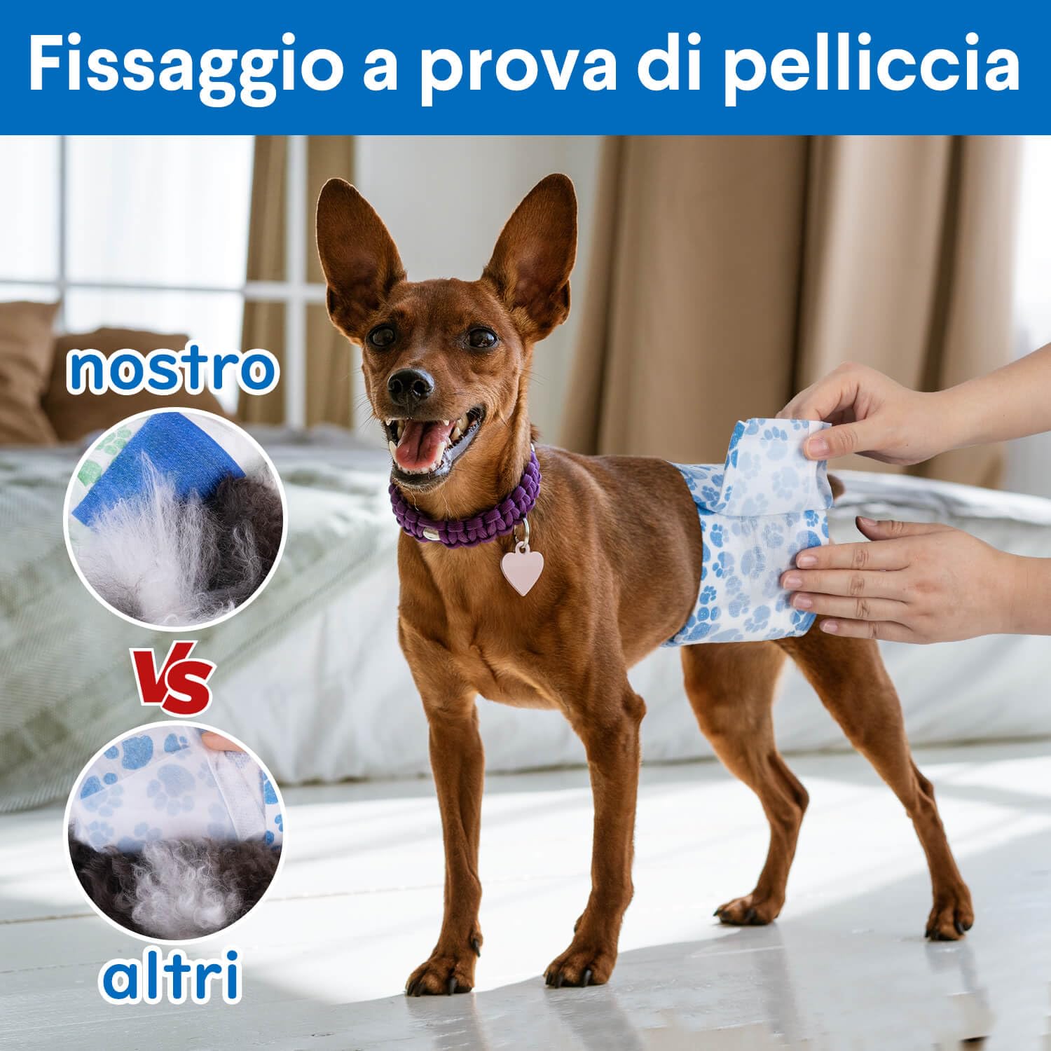 Pannolini Per Cani Maschi - 30 Pezzi Super Assorbenti E Antiscivolo - Foto 2