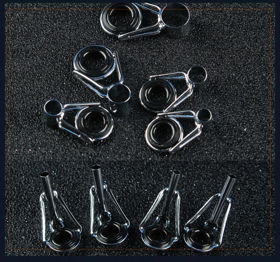 Kit de 36 piezas para guías de caña de pescar en caja miniatura 5