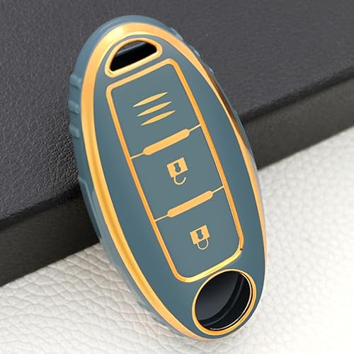 Car Remote Key Case TPU Cover Shell Keycase, for Nissan Qashqai Terra Tiida X-Trail March Murano Accessories