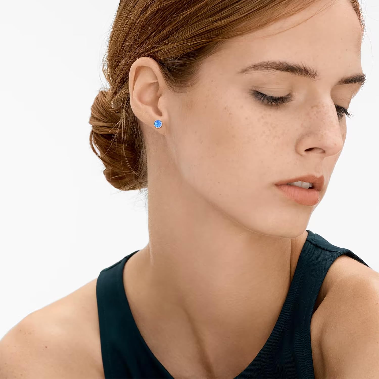 Dreamboat 925 Sterling Silver Earrings for Women Small Stud Earrings Anniversary Birthday Valentines Engagements Jewelry Gifts for Mom Wife - Image 6