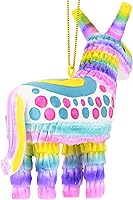 Vista 7 de Tree Buddees Colorido adorno navideño de piñata para fiesta