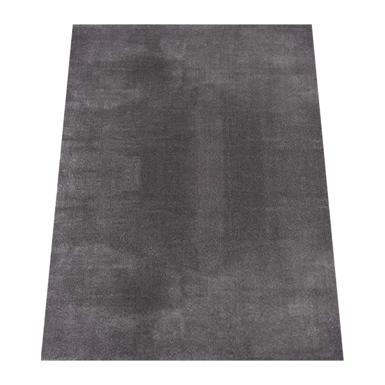 Tapis de salon, chambre, salle à manger, poils courts et doux, 100 x 200 cm, anthracite uni, moderne, lavable, antidérapant