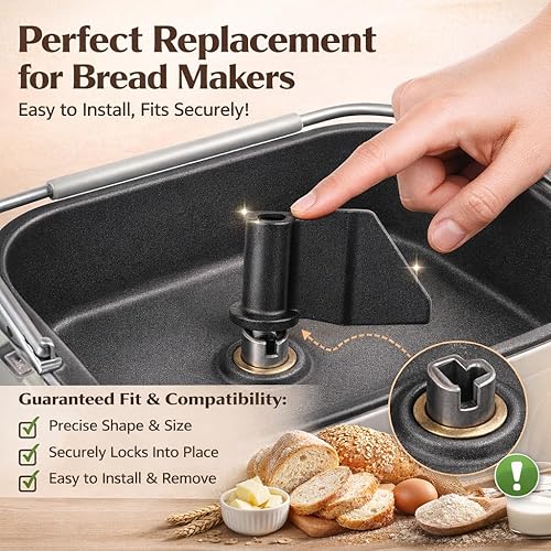 Miniatura 6 de Reemplazo de la cuchilla del fabricante de pan de acero inoxidable universal de la máquina de pan de la cuchilla de mezcla de la paleta de la pieza