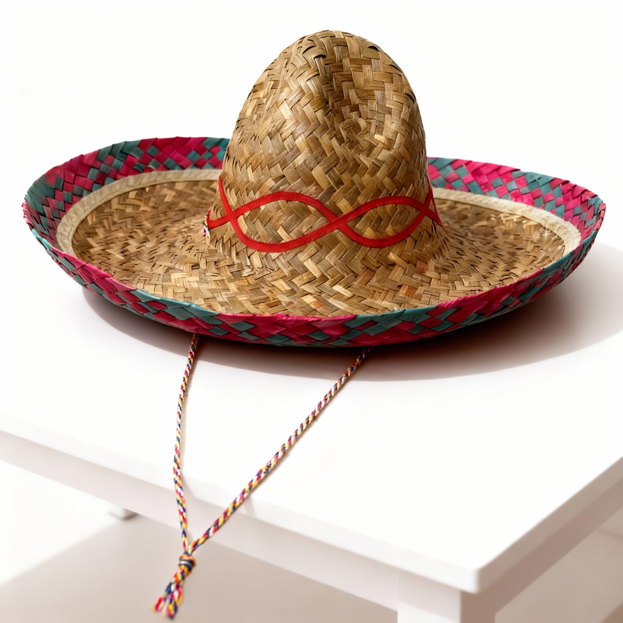 Brandsseller Sombrero Meksyk kapelusz słomkowy kapelusz imprezowy kapelusz przeciwsłoneczny kapelusz plażowy