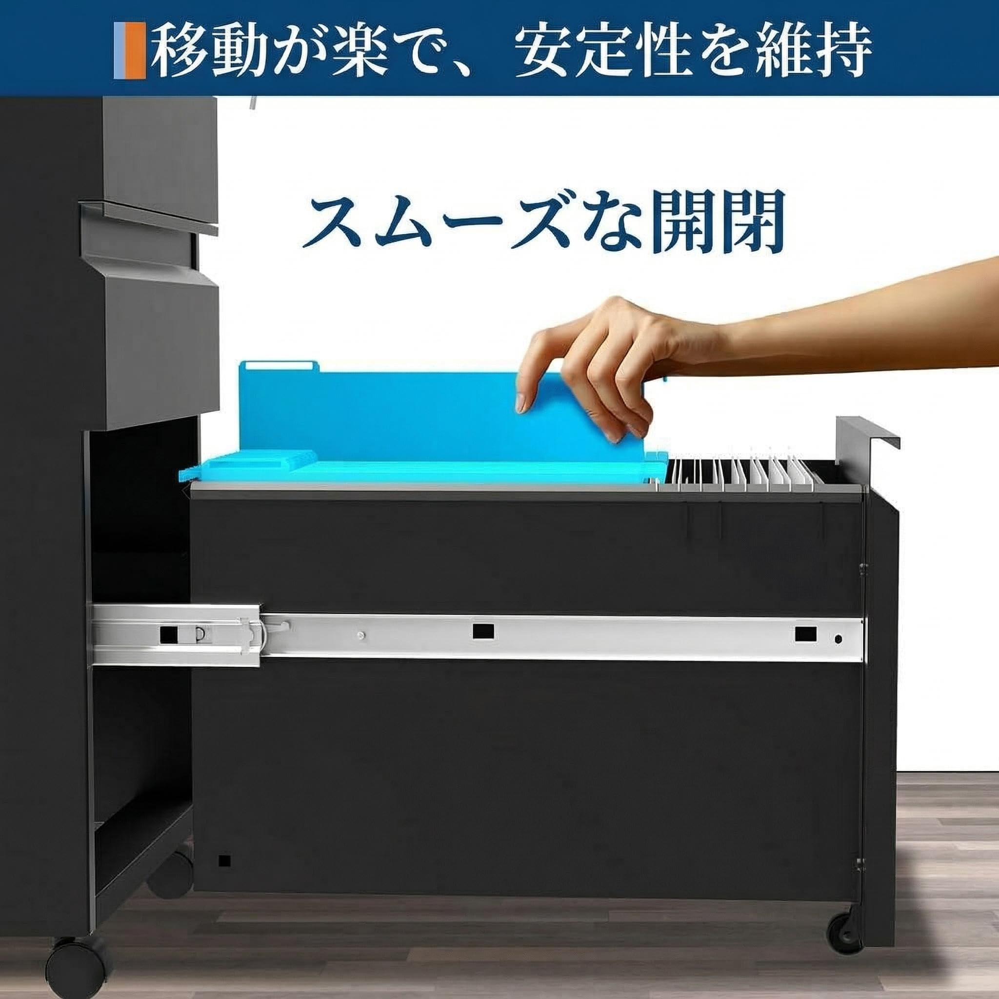 Amazon.co.jp: ガービー（Garvee） スチールサイドワゴン デスクワゴン