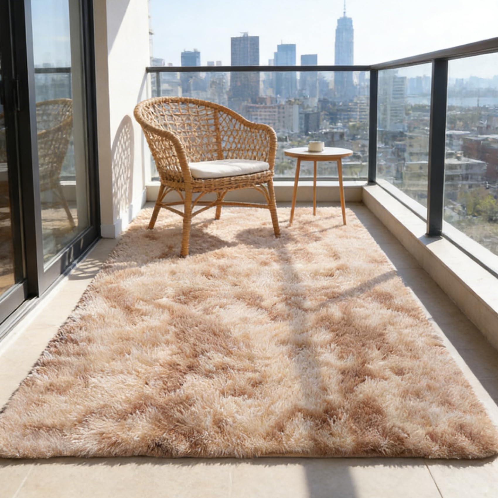 Tapis de chambre adulte beige 240x380 pour créer un cocon douillet et moderne dans votre salon