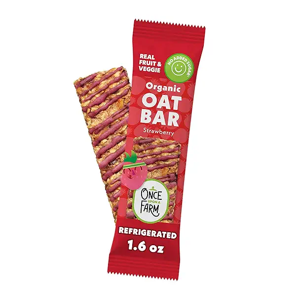 Once Upon a Farm Organic Strawberry Refrigerated Oat Kids' Bar,1.6oz 1