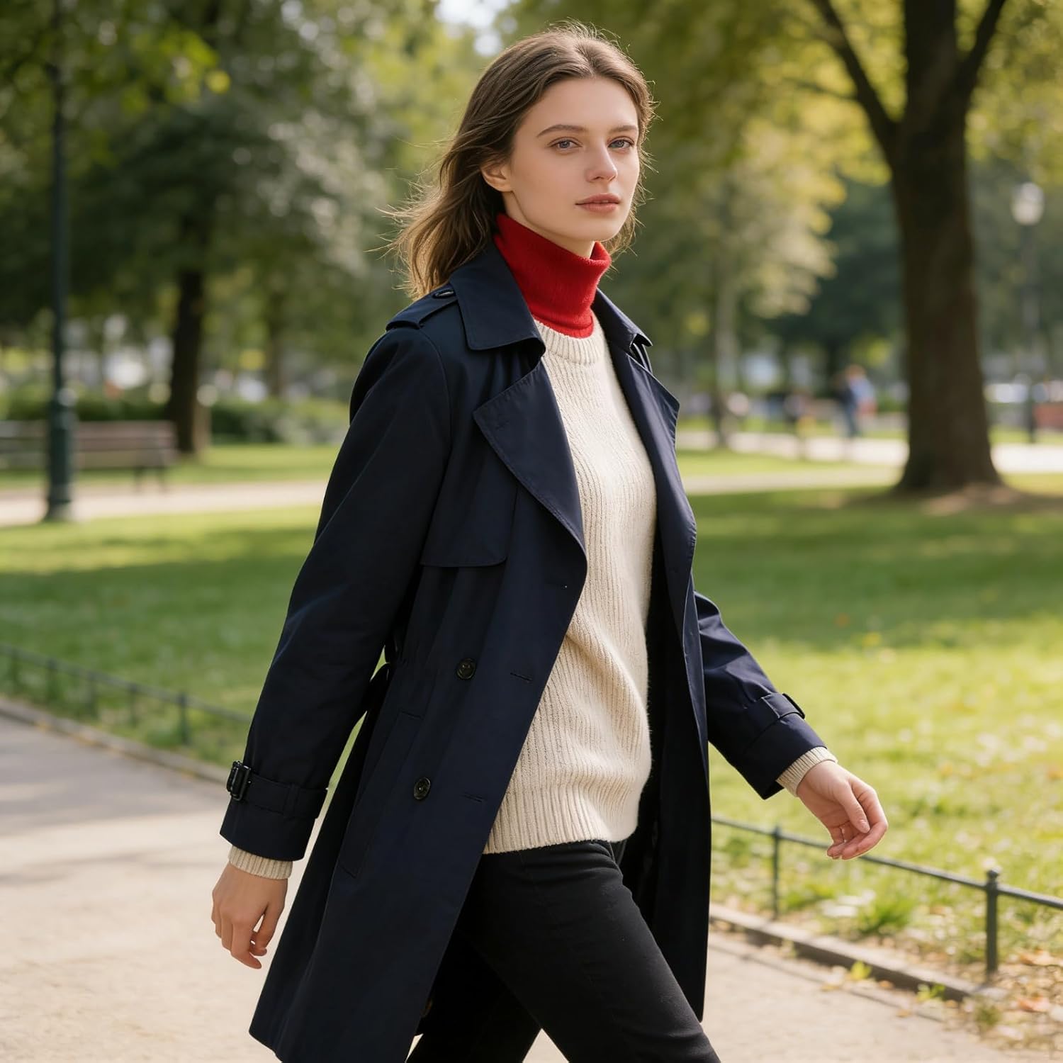 2Pcs Detachable Fake Turtleneck Collar Mock Turtleneck Collar False Half Blouse Collars for Women Men - Image 6