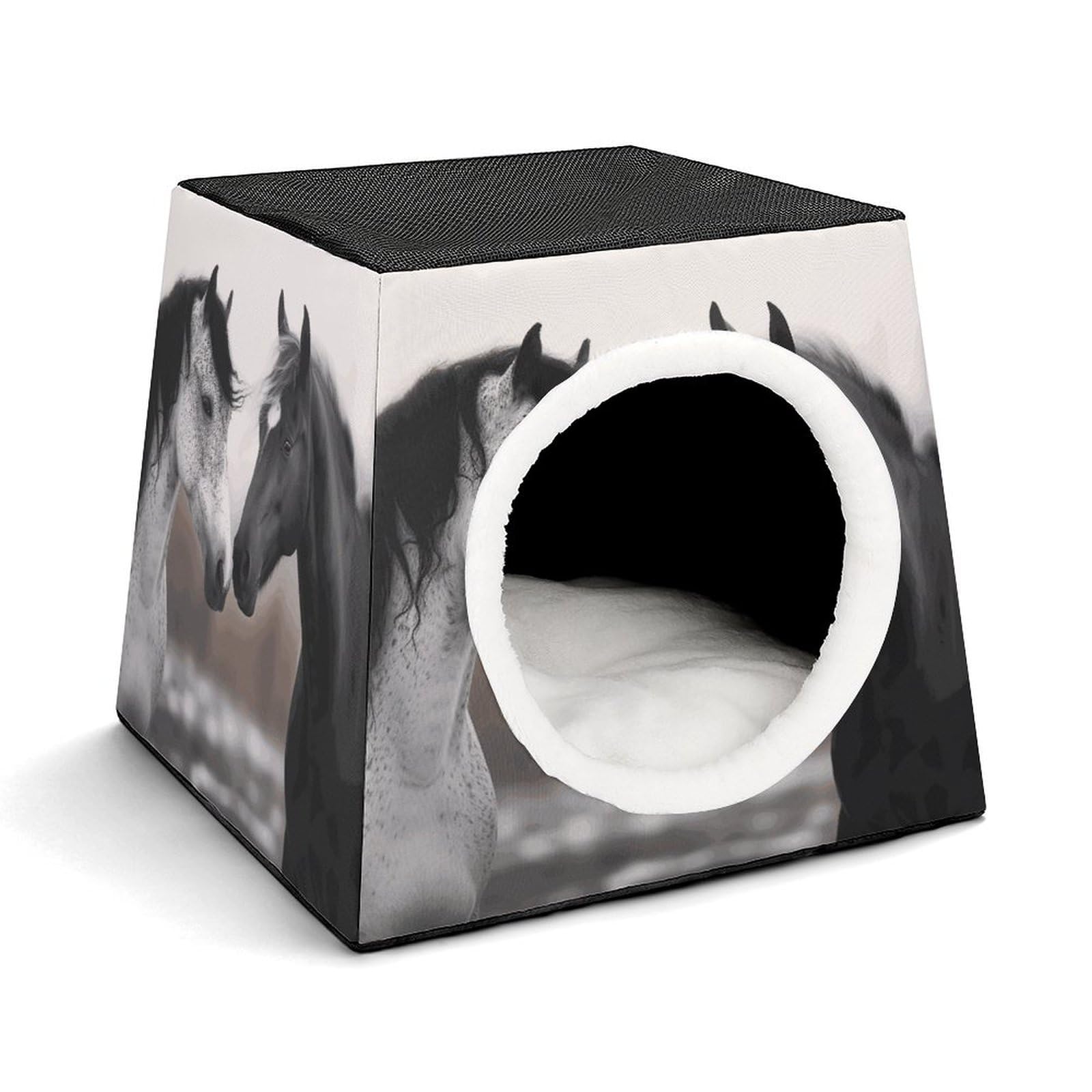 Nichoir confortable pour animaux domestiques au salon : nid chaud pour petit chien