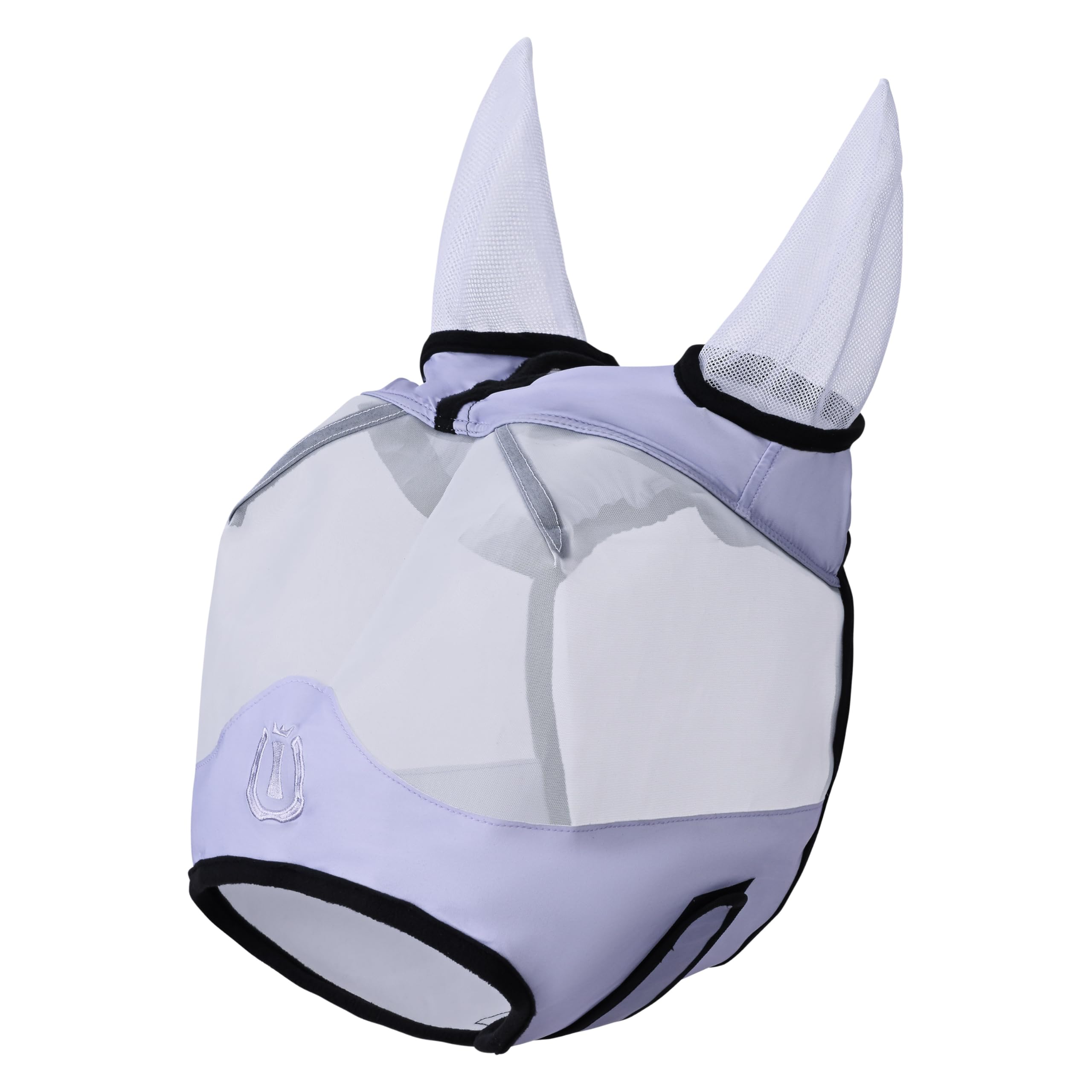 Imperial Riding IRH Fly Shield, Fly Mask with UV Mesh and Fleece Edging, Wisteria with Ears, Cob