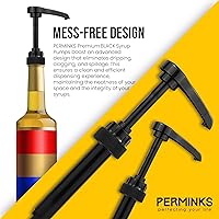 Vista 2 de Bomba de jarabe compatible con botellas Torani y Davinci (25.4 oz - 750 ml) (Negro)