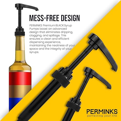 Miniatura 26 de Bomba de jarabe prémium compatible con botella Torani de 25.4 fl oz, jarabes Davinci, dispensador de jarabe sin derrames, sin obstrucciones