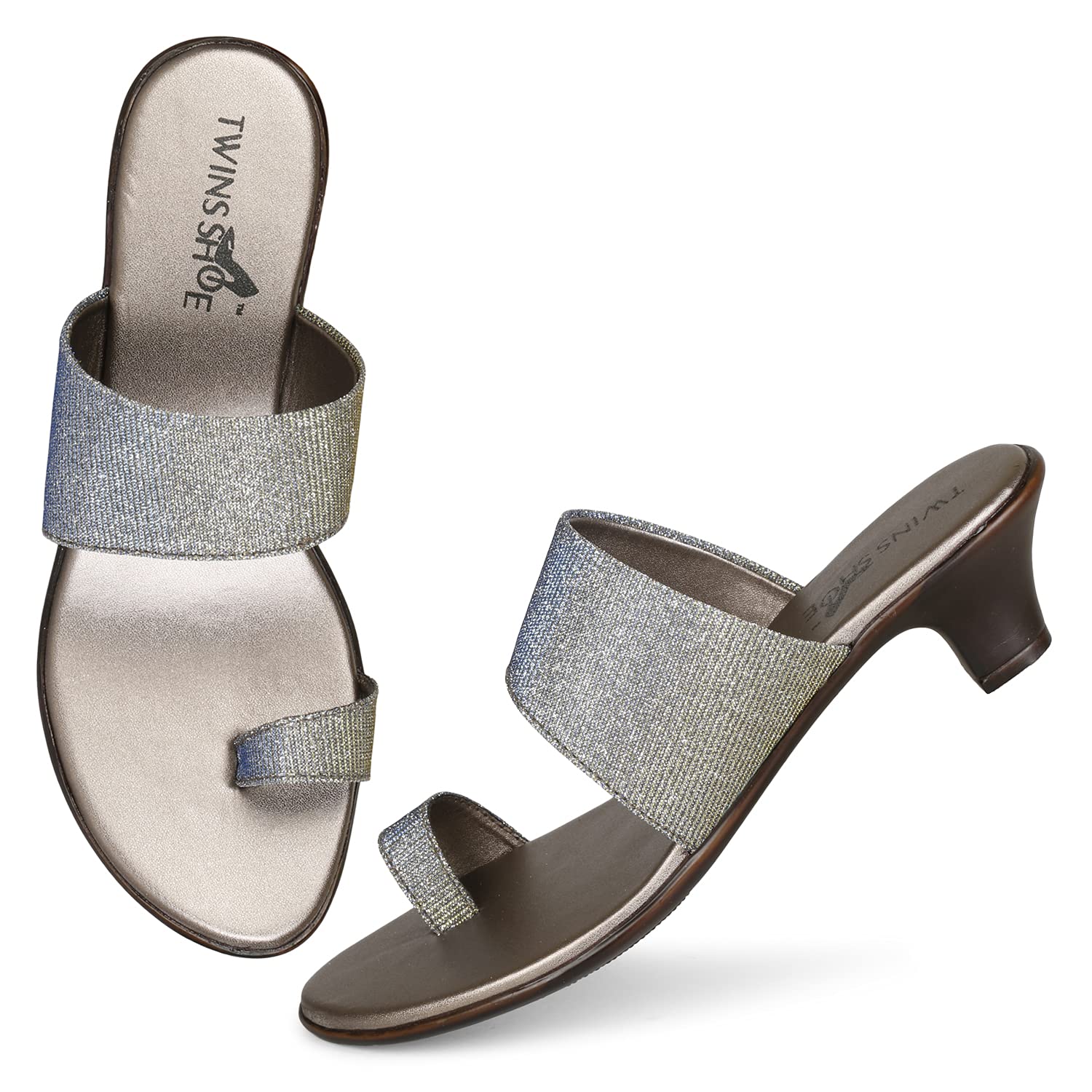 TWINSSHOE Heel Wedding Party Fashion Chappals Flip Flop for womens and girls