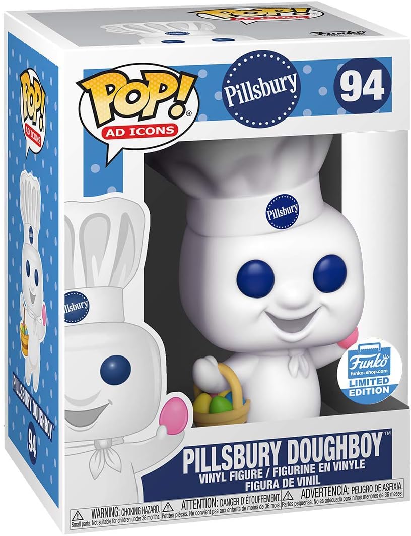 Funko POP! Ad Icons: Pillsbury - Pillsbury Doughboy with Easter Egg #94 Vinyl Figure Shop Exclusive