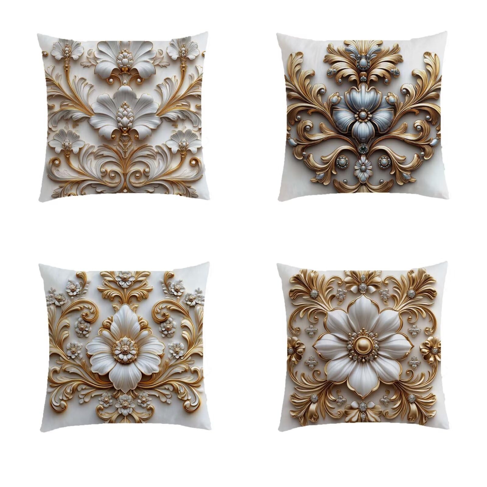 Salon de jardin extérieur sublimé par 4 housses de coussin 80x80