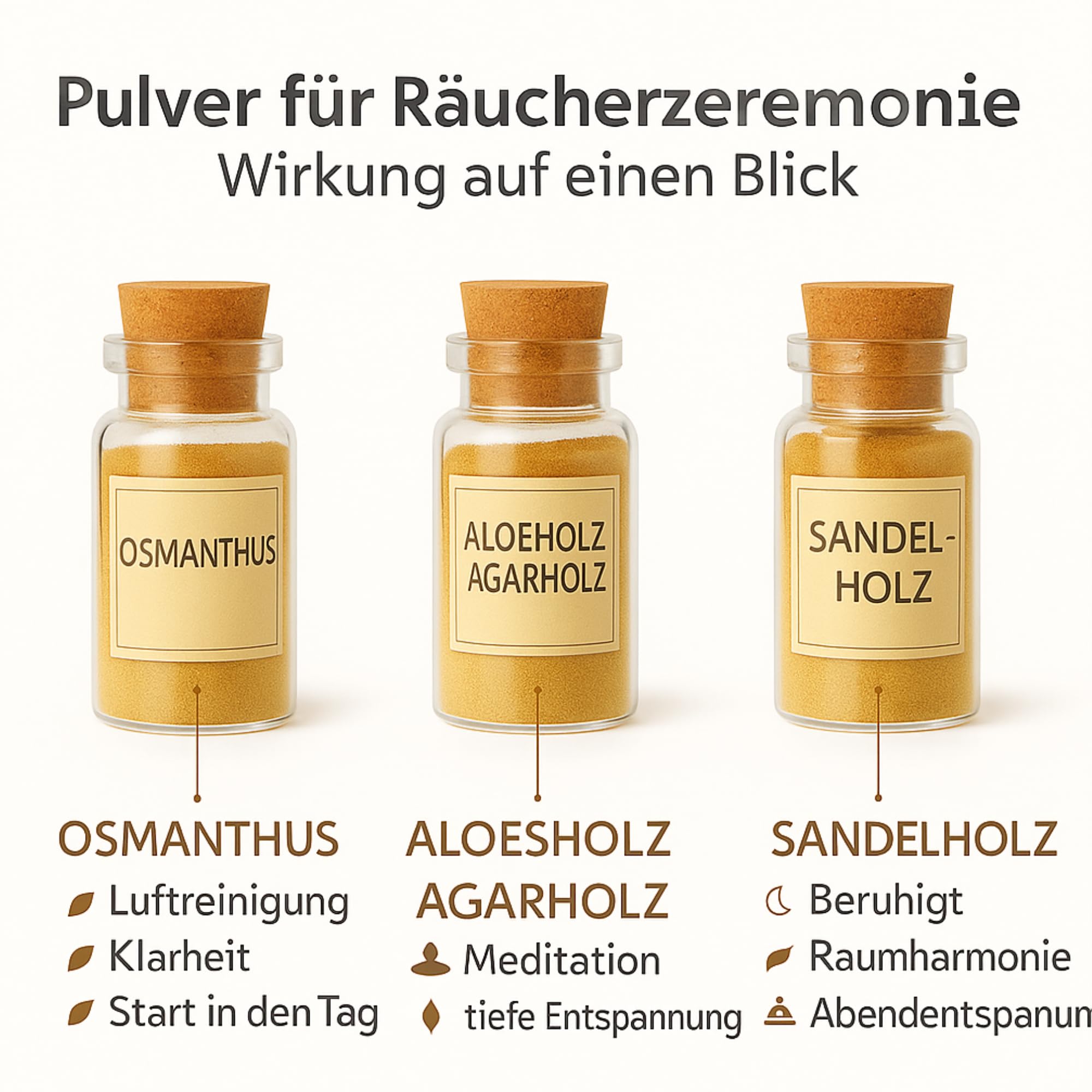 Räucherwerkzeremonie Set Toolkit für chinesische Räuchern Zeremonie Werkzeuge zum Räuchern von Sandelholzpulver Räucherbesteck