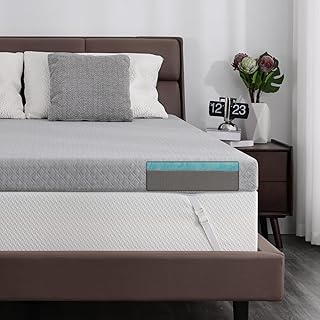 Firm Mattress Topper 3 Inch Short Queen, Firm to Extra Firm Reversible Bed Topper for RV Mattress, High-Density Memory Foam Mattress Pad with Removable Cover, No Smell, CertiPUR-US Certified