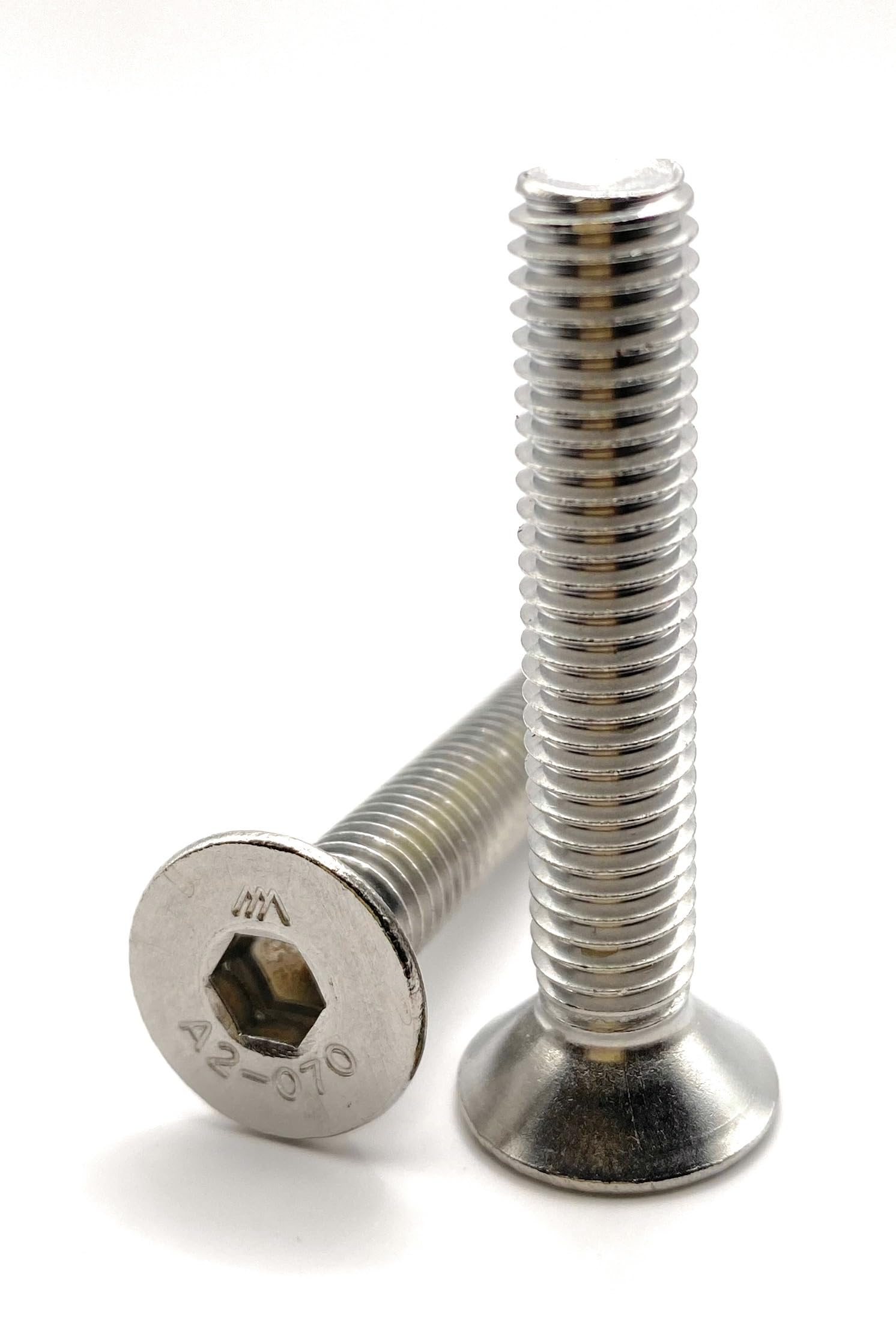 Screws M8 x 45 mm, countersunk head BTR made of A2 stainless steel, diameter 8 x 45 mm, M8 x 45 mm