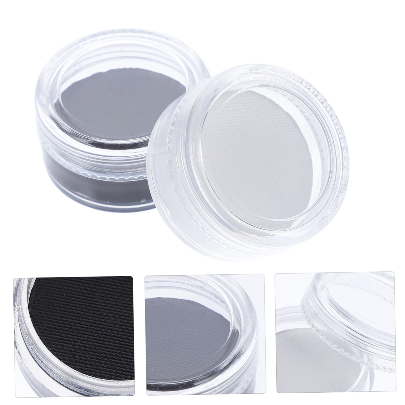 Beaupretty 8piezas Maquillaje Facial De Efectos Especiales Pintura Corporal y Cosméticos Para Cosplay y Halloween Cera Para Maquillaje Negro y Resistente Al Agua y Fácil De Limpiar