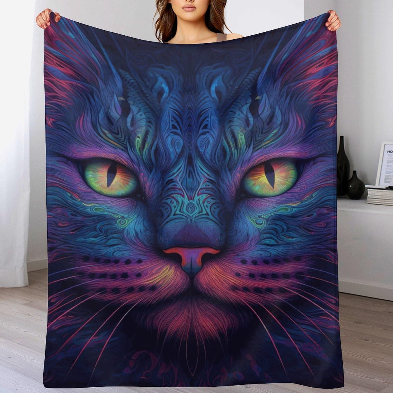 Manta de franela suave de 140x180 cm para compartir momentos cálidos en casa