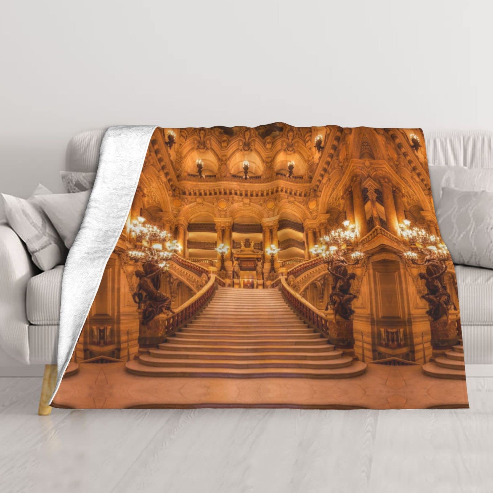 Couverture de lit douce style européen baroque jeté de canapé