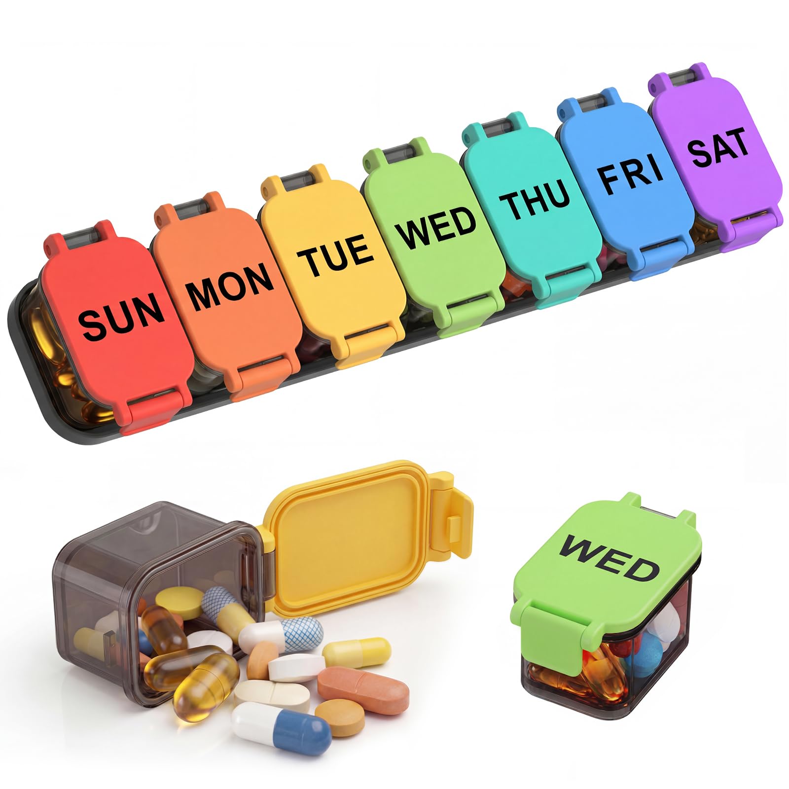 Yaklim Extra Large Weekly Pill Organizer