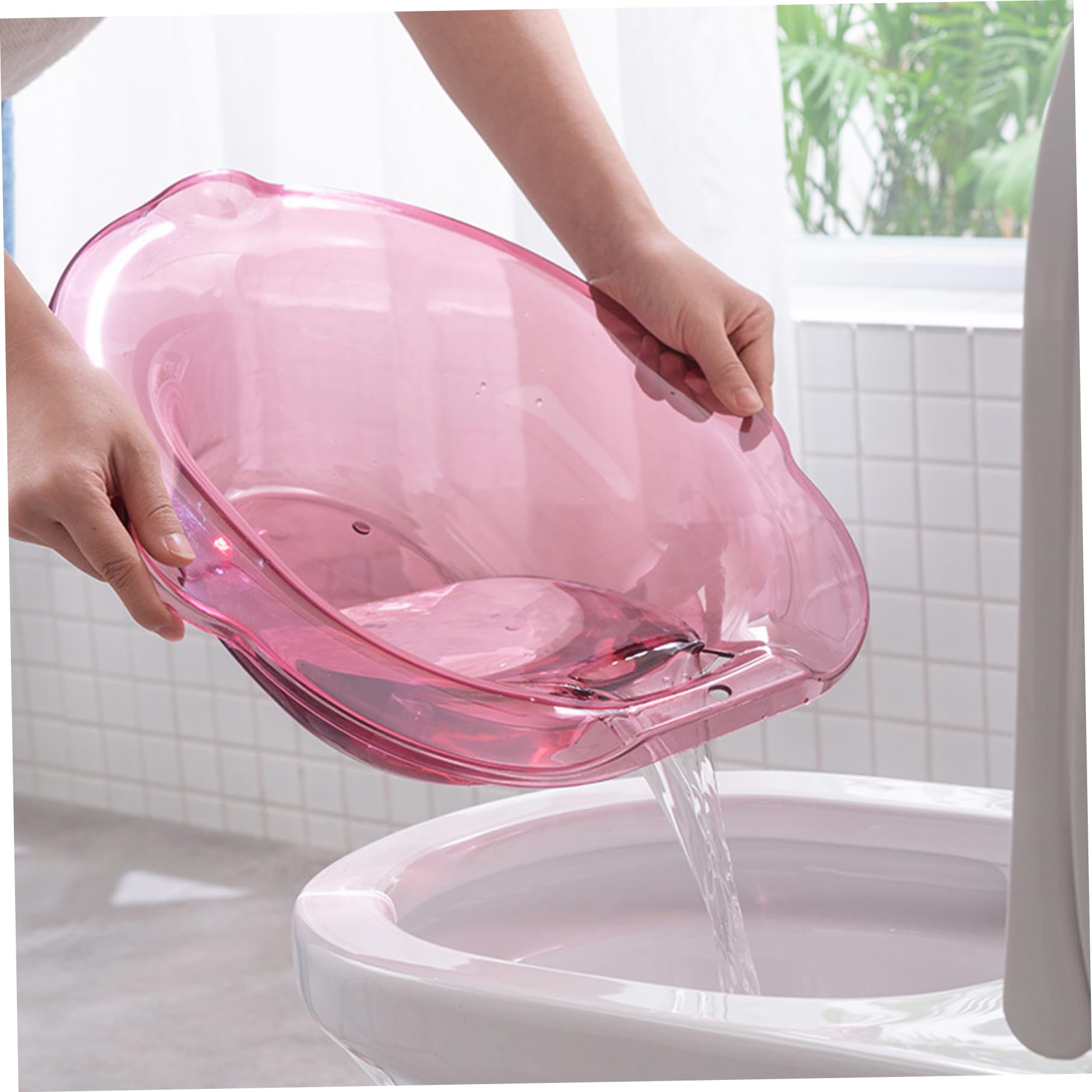 Baño Sitz para el inodoro, 2 piezas de bañera Sitz con más descaro, lavabo del asiento para el inodoro estilo 2, inodoros de inodoro, baño de sits para hemorroides, baños de sits con agujeros de dren