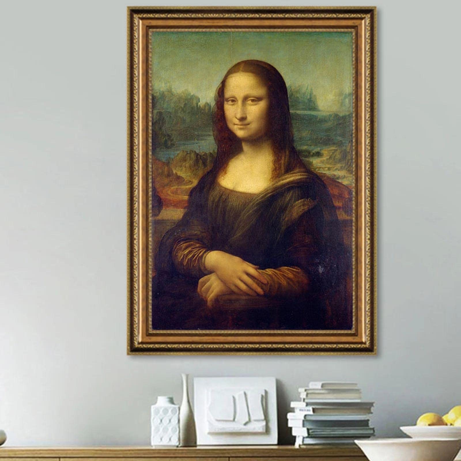 Monna Lisa モナ・リザレプリカアート額縁付き