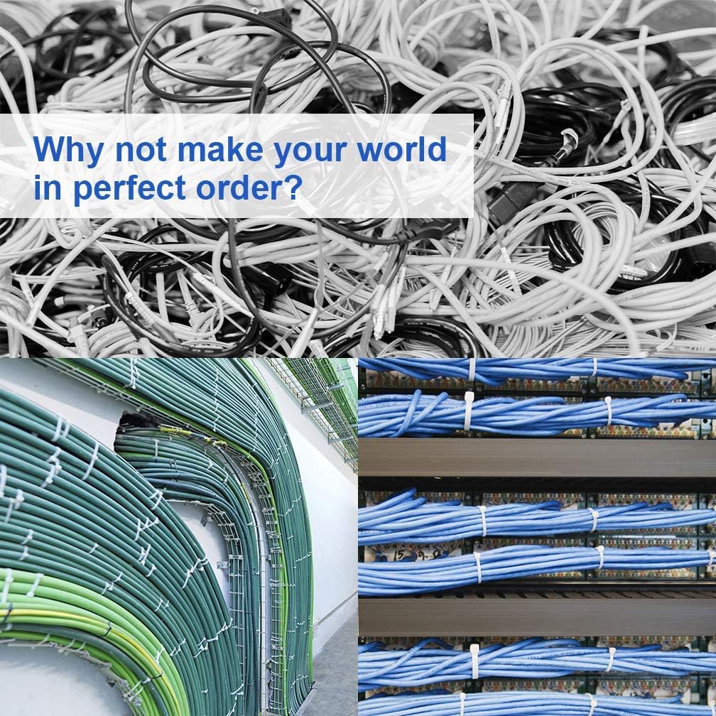 10GTEK Cable Organizing and Bundler Tool，48-Hole Cable Dresser for Data Center, Server Rooms and Machine Room Wire Management and Organizer, Perfect for Cable Management(CAT5, CAT6)