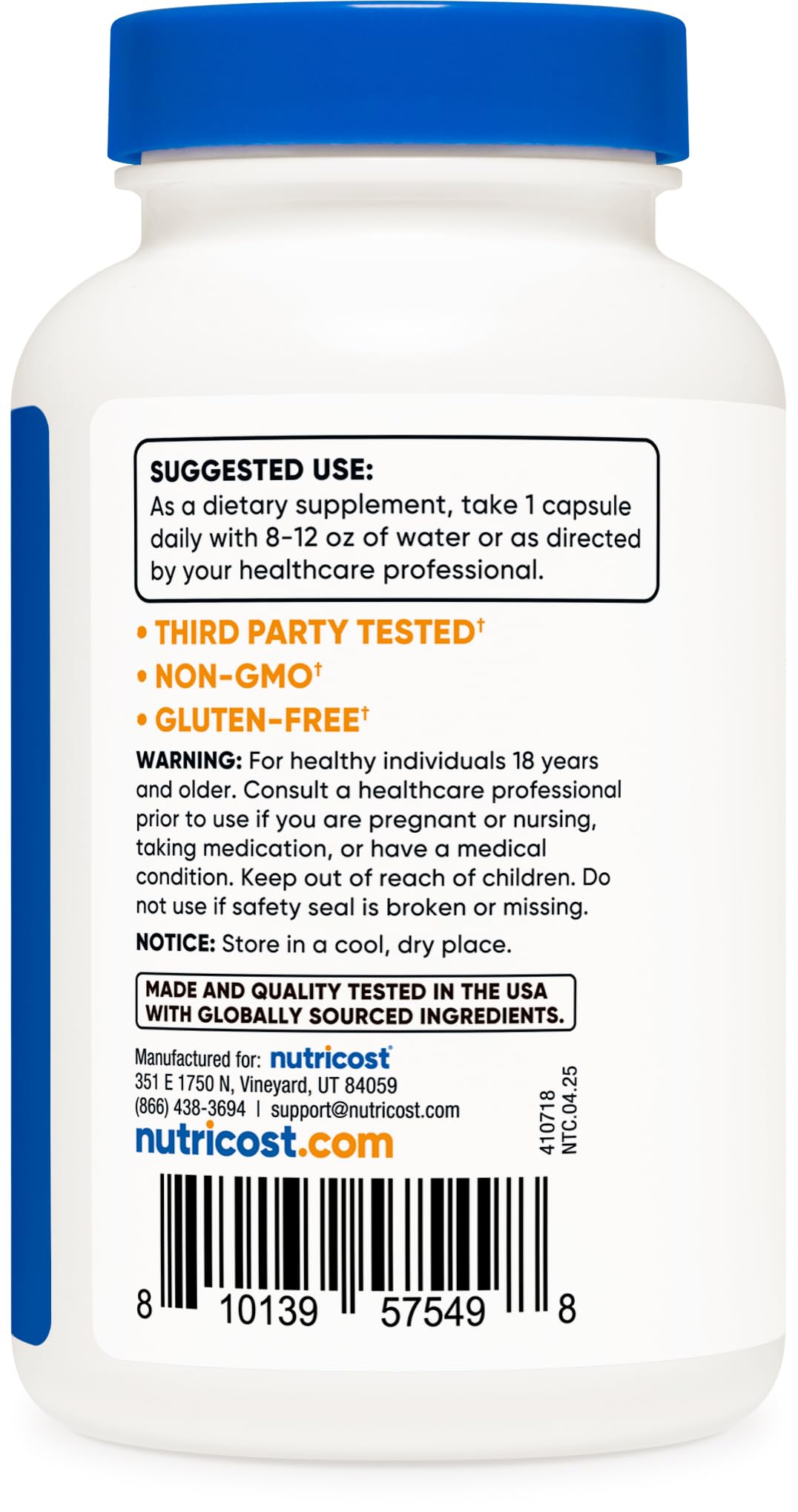Nutricost Dong Quai (565mg) 120 Capsules, Angelica Sinensis, Gluten-Free — Amazon image 4