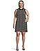 Calvin Klein Sleeveless Tweed Sheath With Collar - Main View