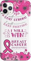 Vista 8 de Inspired Cases - Compatible con iPhone Xs Max - Funda protectora con textura 3D para Apple iPhone Xs Max - Ganaré - Concientización sobre el cáncer