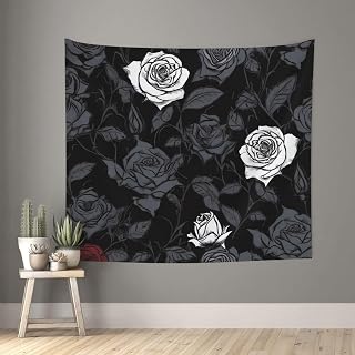 WSOIHFEC Tapestry Wide Wall Hanging Rose gothic Tapestry Vintage Lightweight Wall Blanket Funny Tapestry Wall Art Home Decor Soft Mural for Bedroom Dorm Living Room 60 X 51 Inch