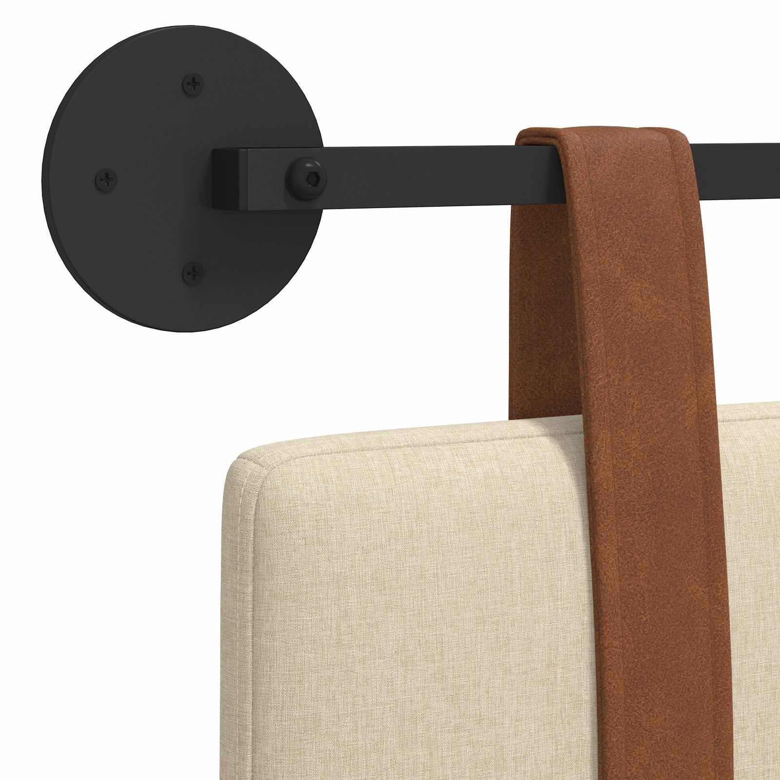 vidaXL Testata appesa Tinta Unita Crema 190 x 55 x 5 cm PU Antico, Testata Letto Moderna Rettangolare, Design da Montare, Accessorio Semplice e Funzionale per la Camera