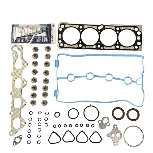 Miniatura 5 de Unaykolb MLS Junta de cabeza de motor con 10 pernos de cabeza con sello de silicona para Chevy Aveo 2004 Junta de cabeza para Chevrolet Aveo 2004