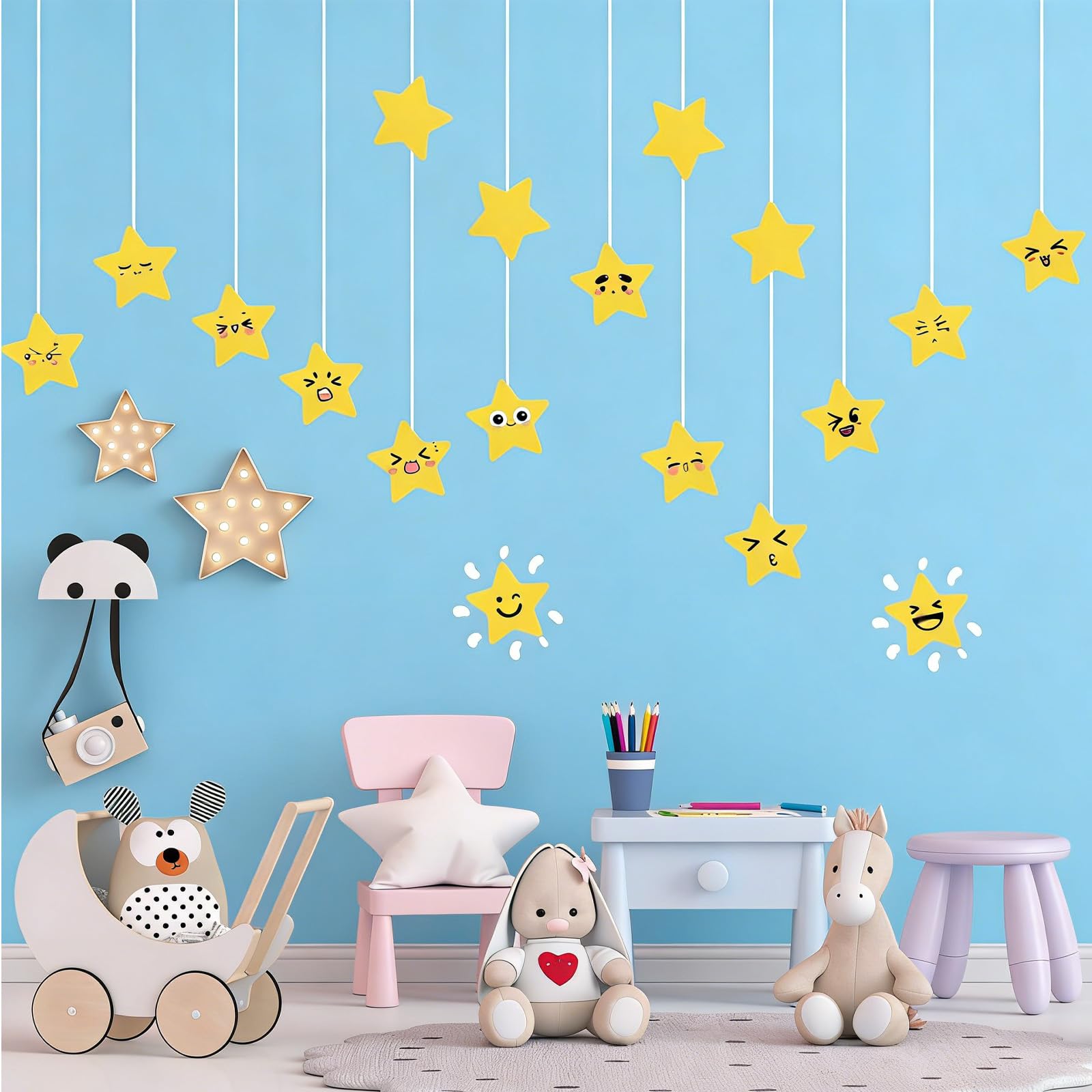 100 découpes étoiles dorées,étoiles en papier jaune 10*10 cm,pour tableaux d'affichage,décoration murale dans les salles de classe,projets de bricolage scolaires,décorations pour fêtes et événements