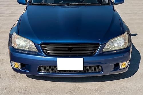 Miniatura 4 de Rejilla compatible con Lexus IS300 IS200 Jce2010 2001-2005, estilo Altezza ABS plástico negro parachoques delantero parrilla parrilla malla por IKON