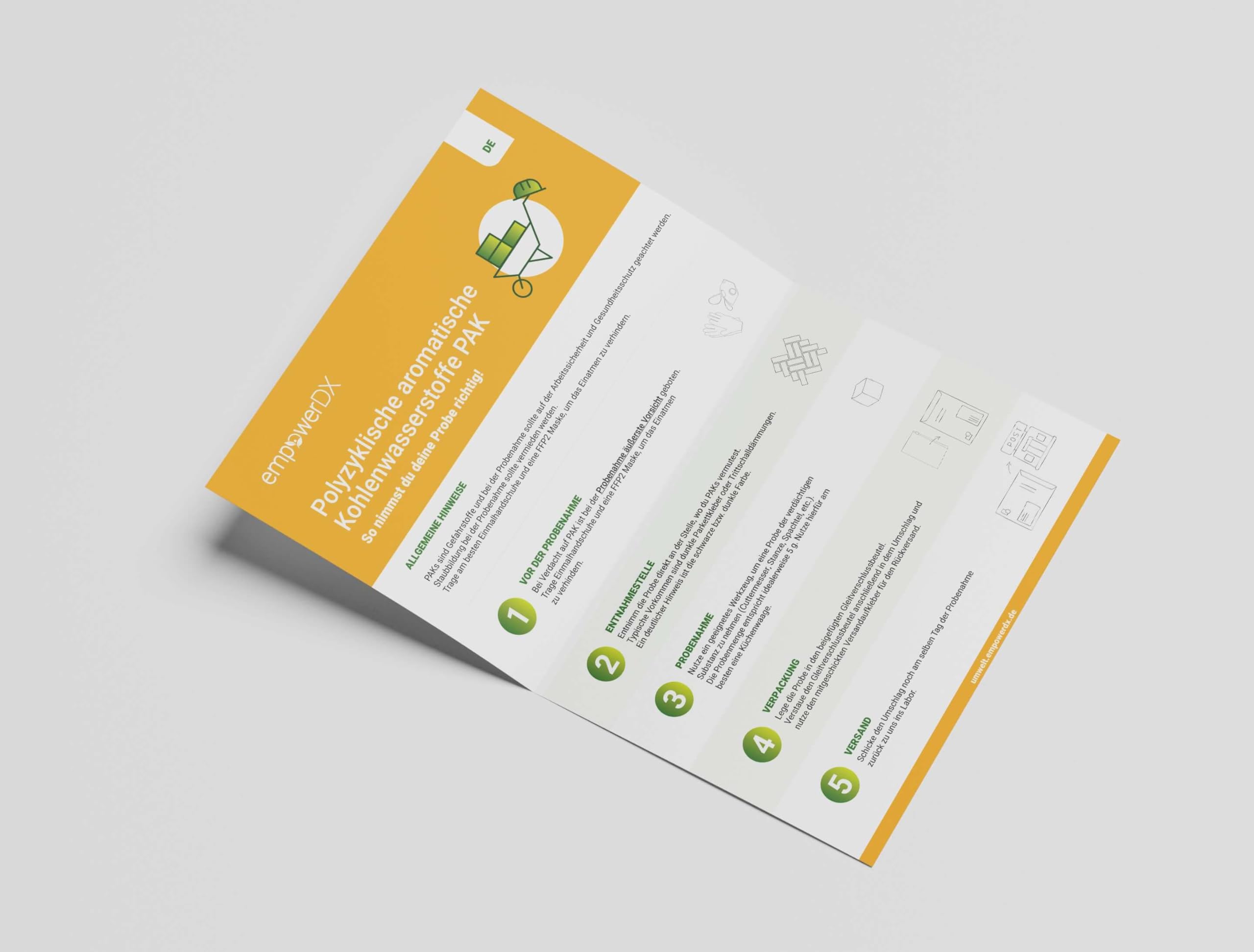 empowerDX PAK - Polyzyklische aromatische Kohlenwasserstoffe Testkit