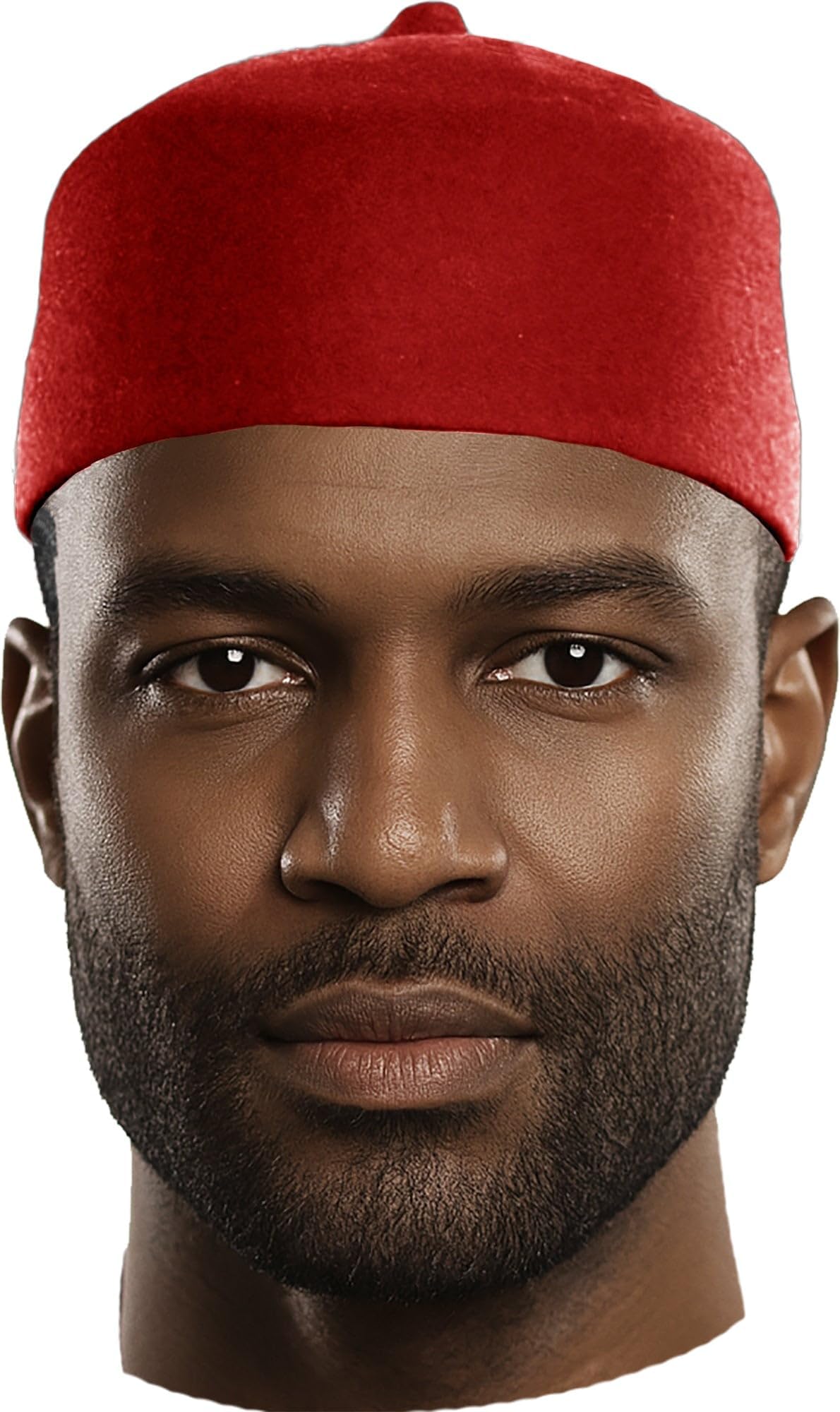 Dupsie's Wool Fez Hat for Men – Soft Felt Igbo Cap | Traditional African Hat for Cultural, Religious & Fashion Wear