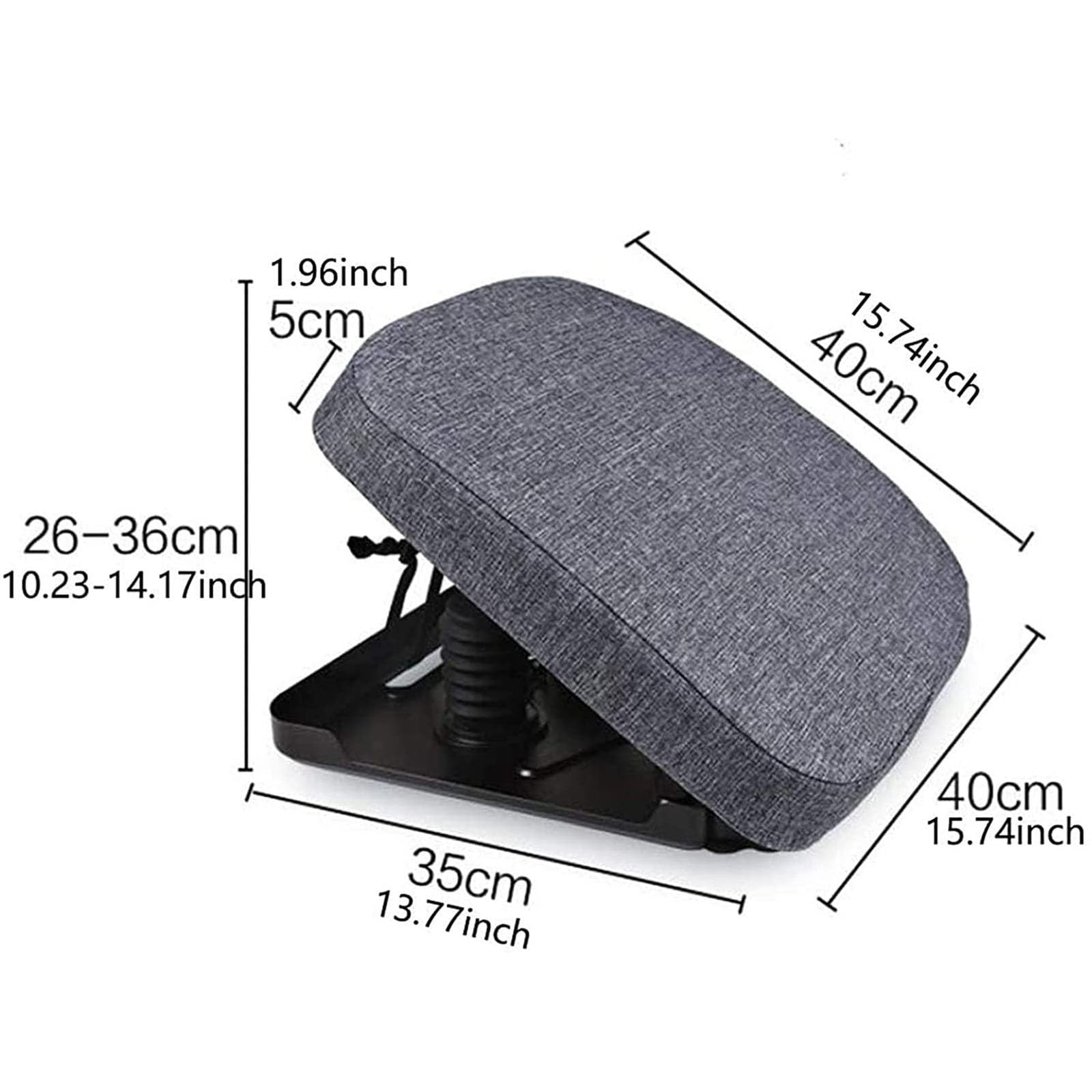 Asiento elevador portátil, cojín elevador for asiento con ayuda for levantarse, soporta hasta 300 libras, ayuda a las personas que lo necesitan, silla elevadora con almohadilla de soporte