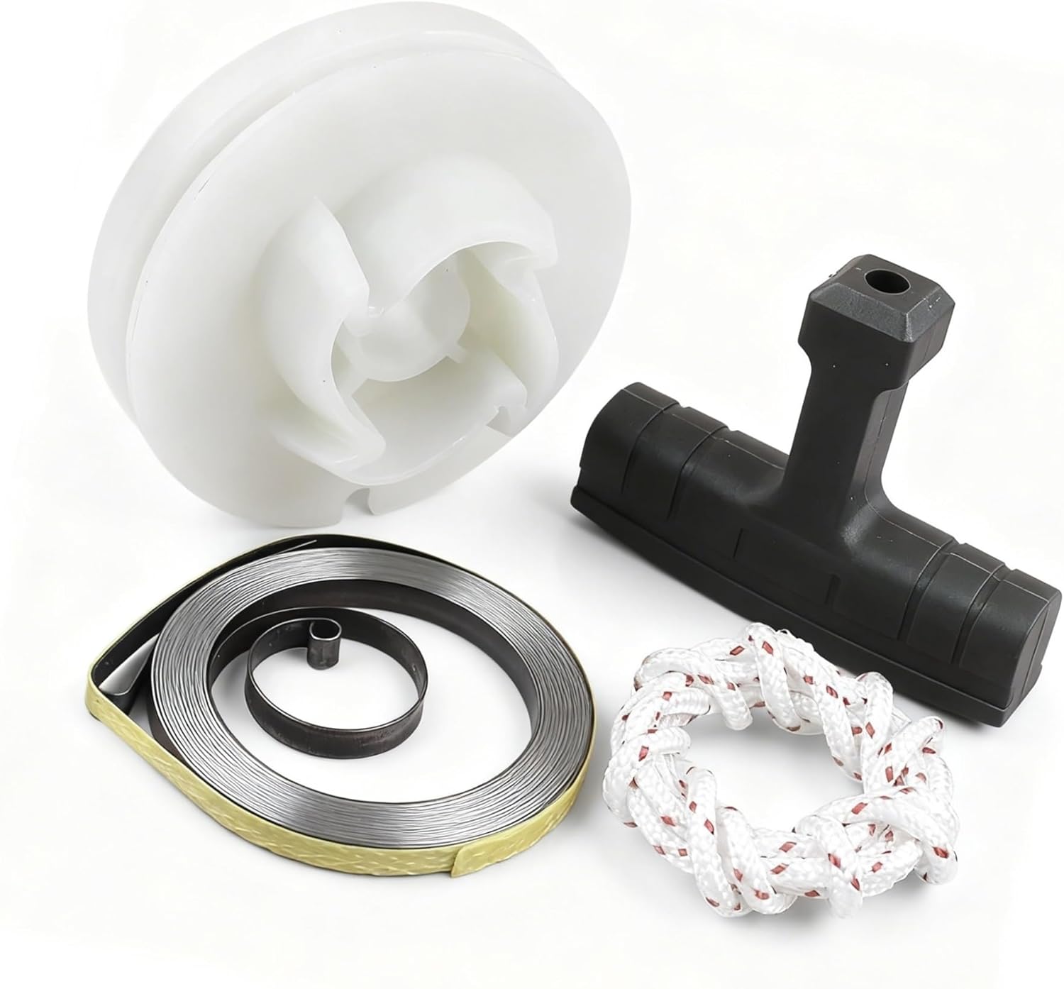 Recoil Starter Pulley Handle Rope Kit Fit for 362 365 371 372 385 390