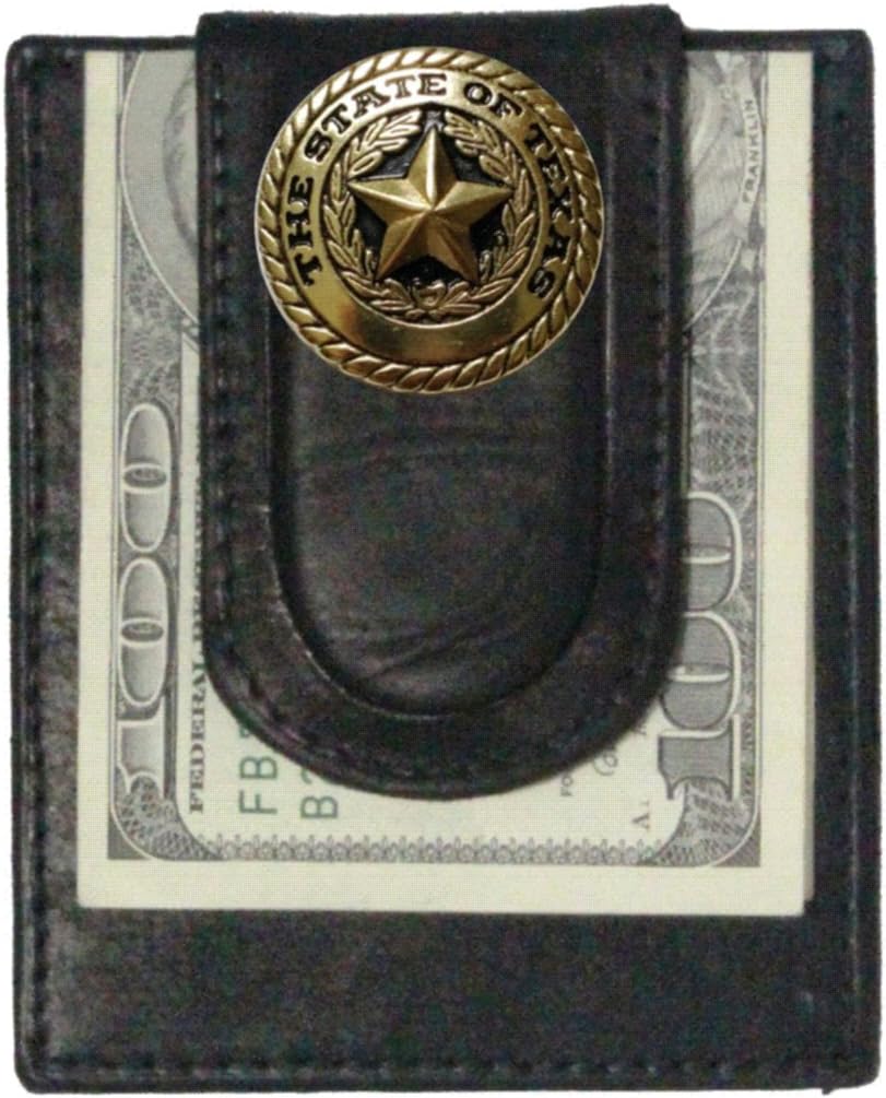 Custom Texas Gold Seal Paul and Taylor Money Clip Wallet