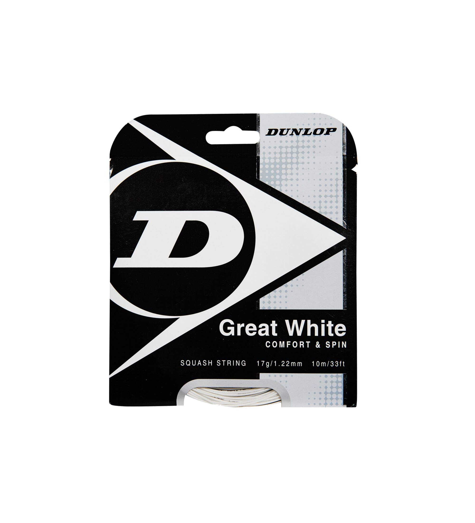 Dunlop Sports Great White Squash String, 17g, 1 set