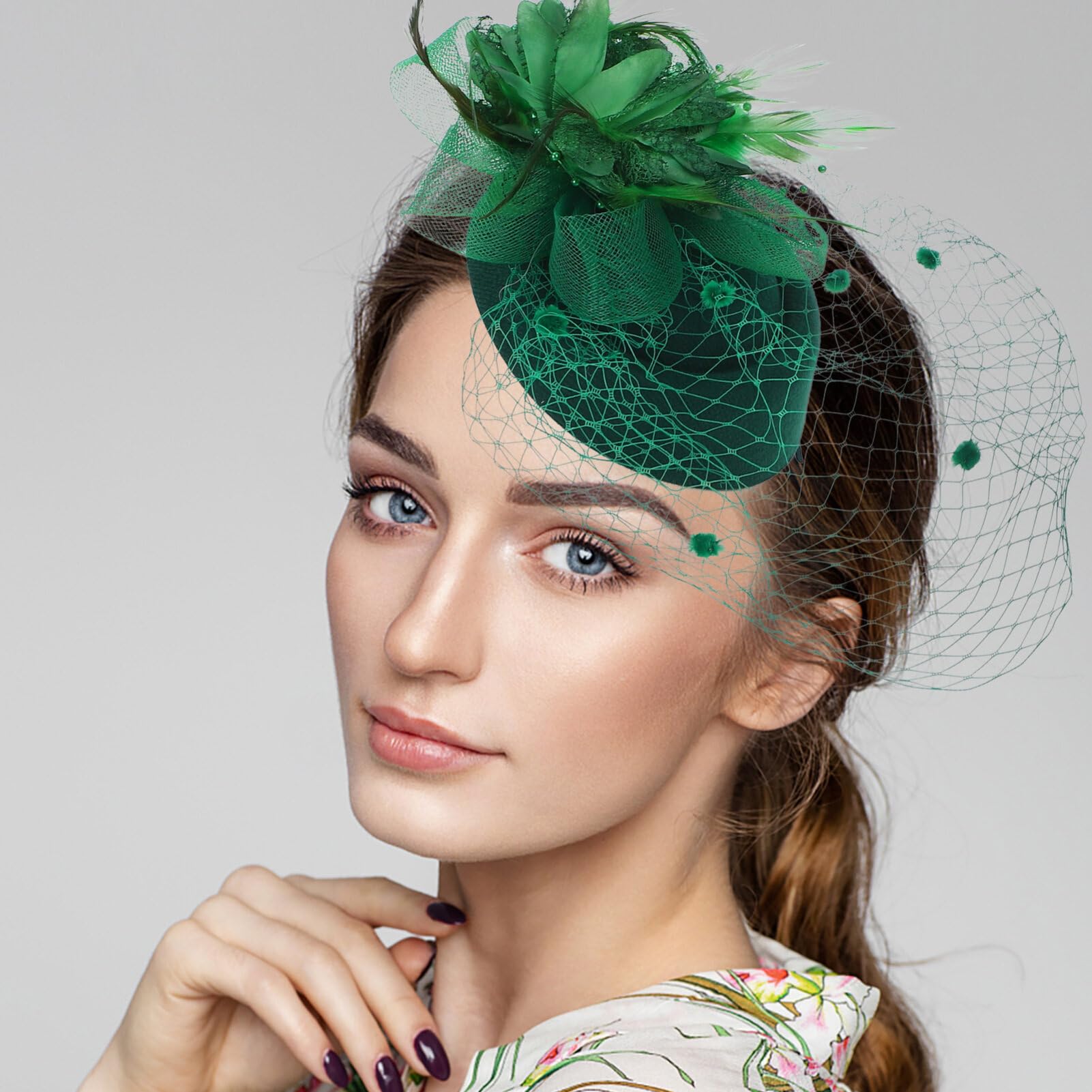 Healeved Tea Party Hats for Women Fascinators Hat Cocktail  display picture 3