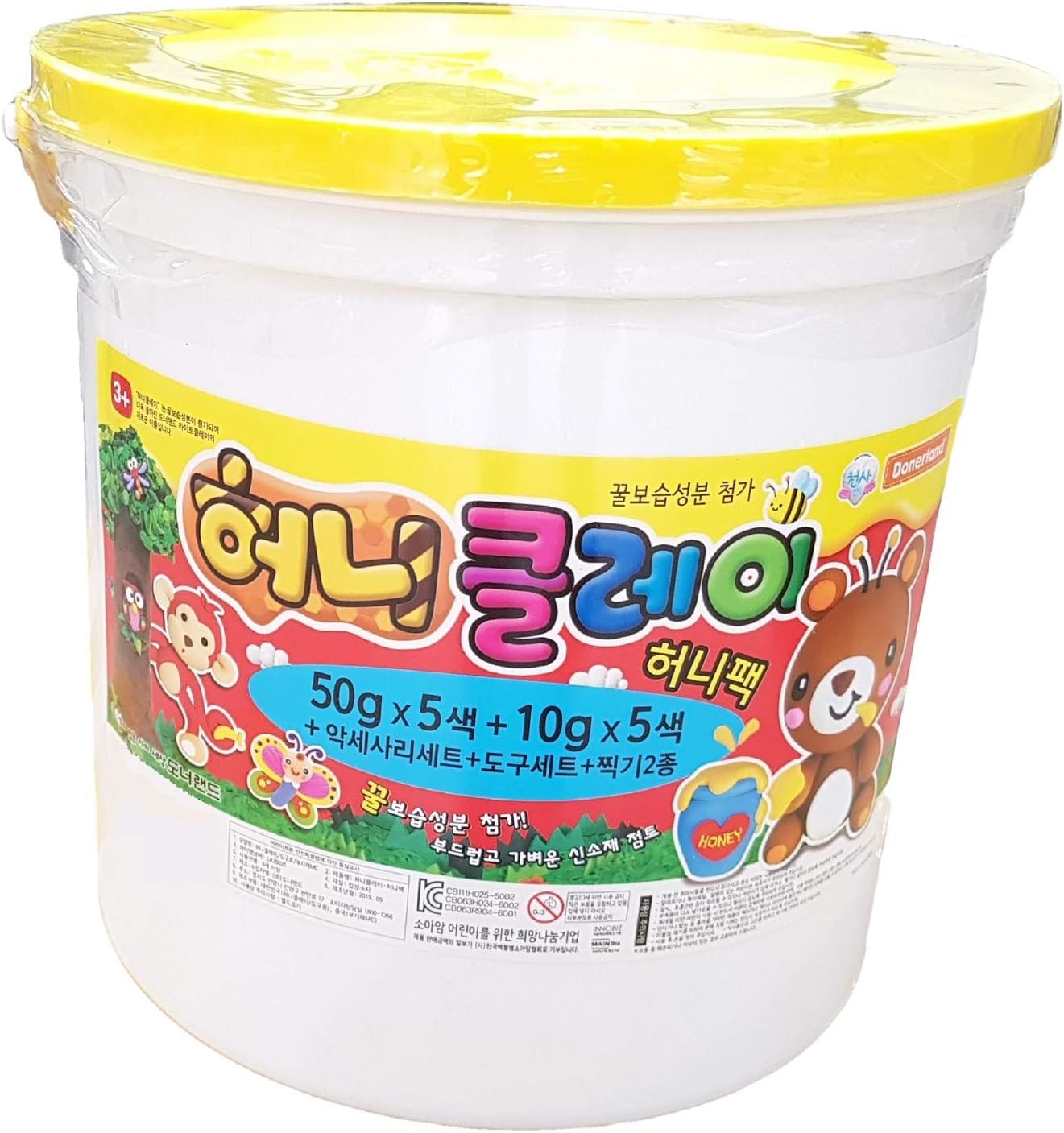 Donerland Honey Clay Honey Pack Set (50g x 5 Colors + 10g 5 Colors)