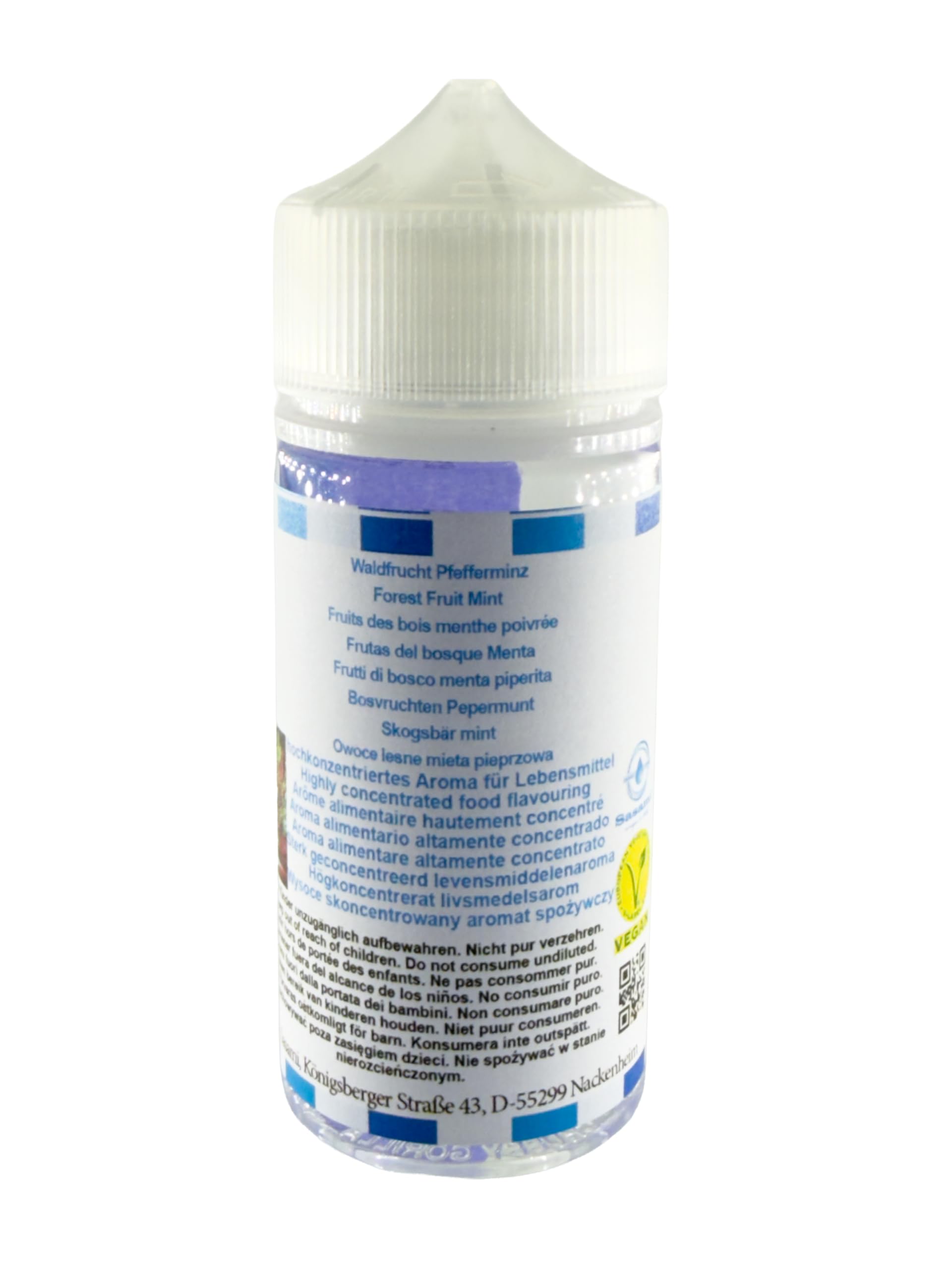 Frutti di bosco menta piperita aroma concentrato - vegano - Sasami - 100ml